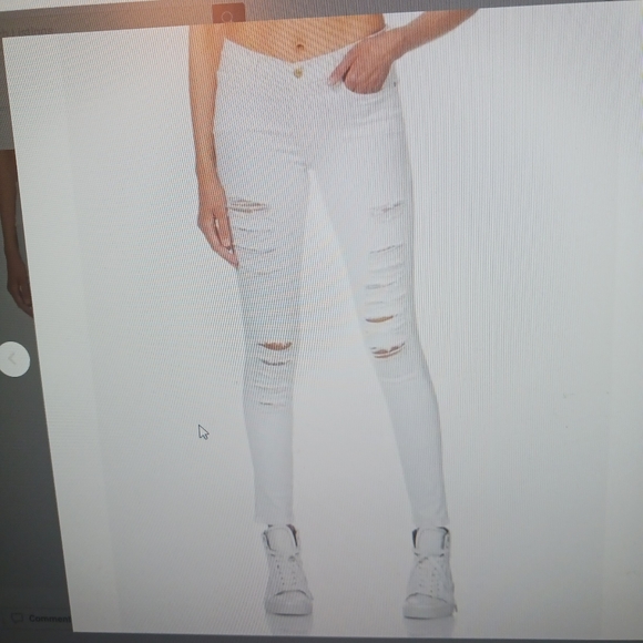 White ripped jeans - Picture 4 of 15